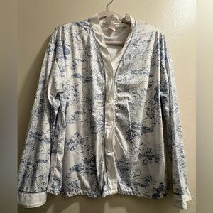 Blue and White pijama with Cristian D print